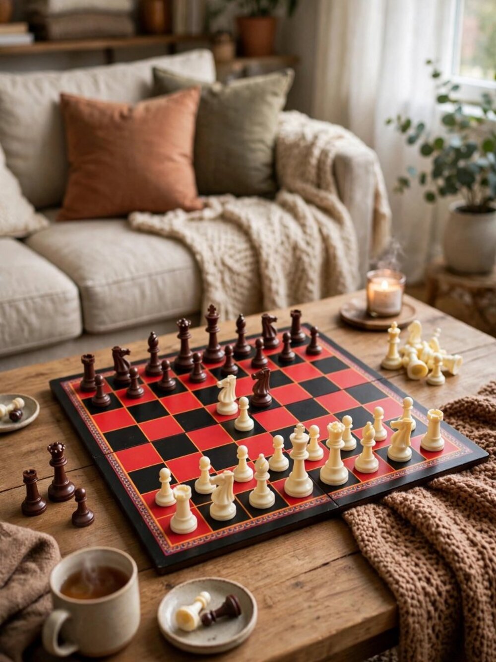 Chess Game Set in Tin Box